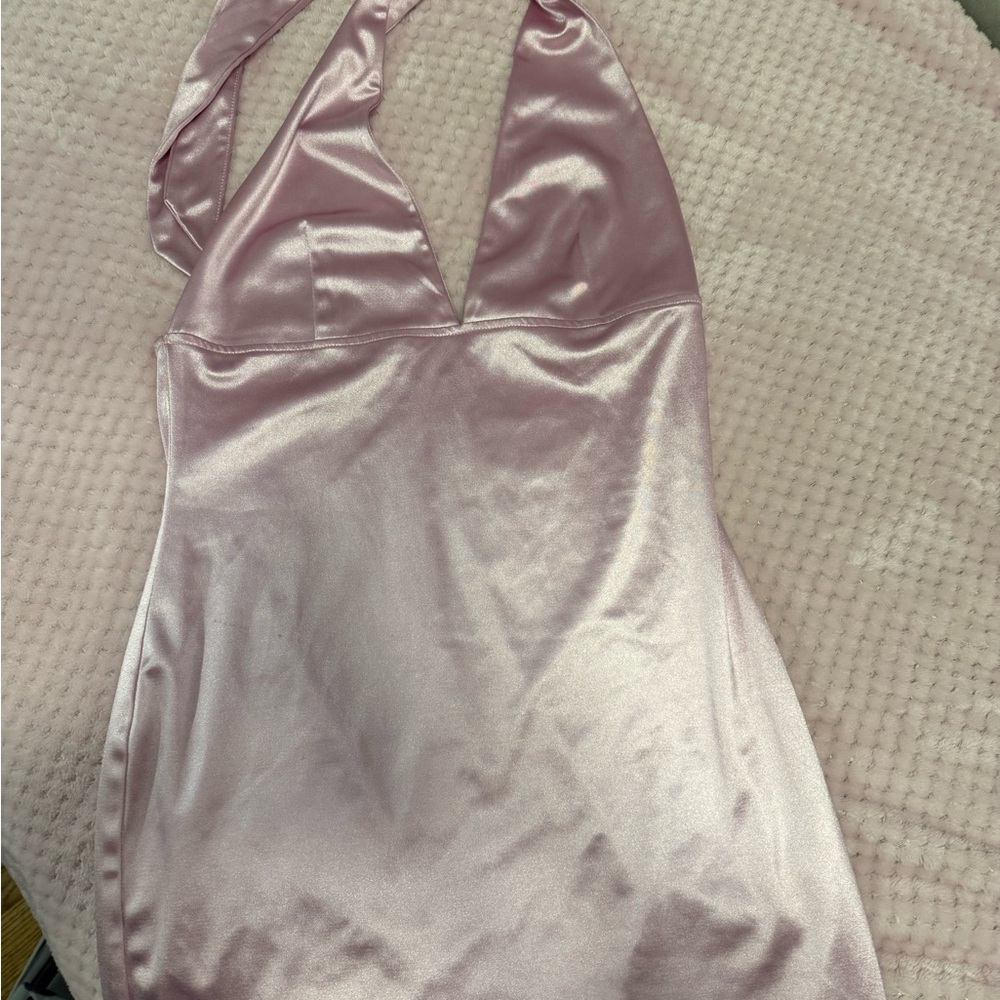 Forever 21 Blush Satin Dress